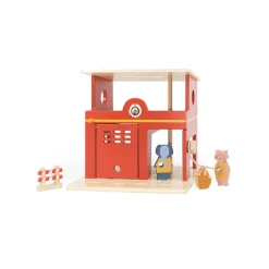 Caserne de pompiers en bois