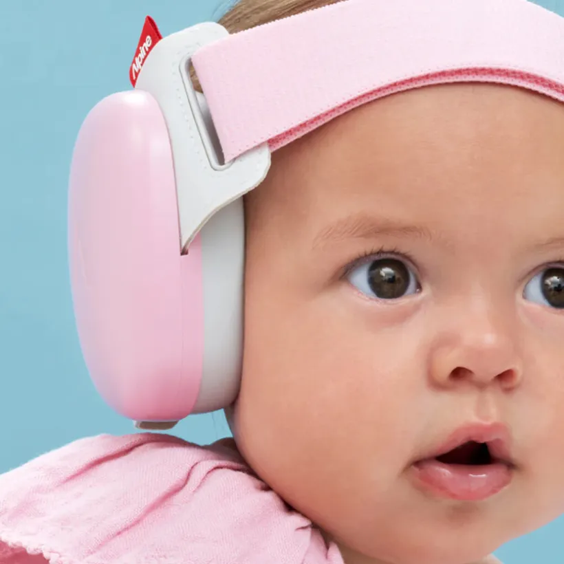 Casque anti-bruit pour bébé Muffy Baby rose pink