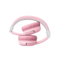 Casque Bluetooth pliable rose fleur