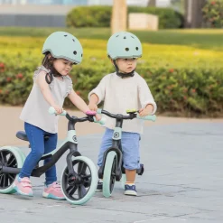 Casque de trottinette Go Up 45-51 cm avec LED sauge