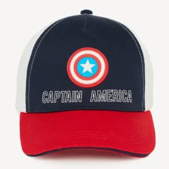 Casquette à badge gomme Captain America Marvel pour garçon