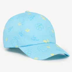 Casquette en twill imprimé fleurs et coquillages pour bébé fille