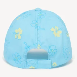 Casquette en twill imprimé fleurs et coquillages pour bébé fille