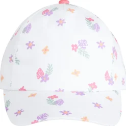 Casquette imprimé fleuri pour bébé fille