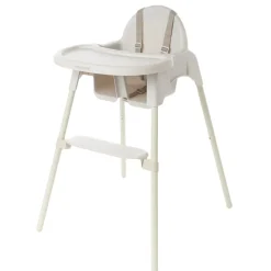 Chaise haute fixe 2 en 1 Capucine 2.0 beige