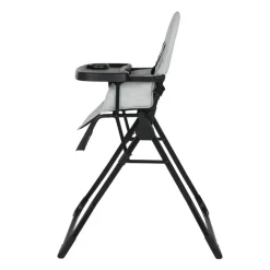 Chaise haute fixe et compacte Joséphine - Noire et Grise