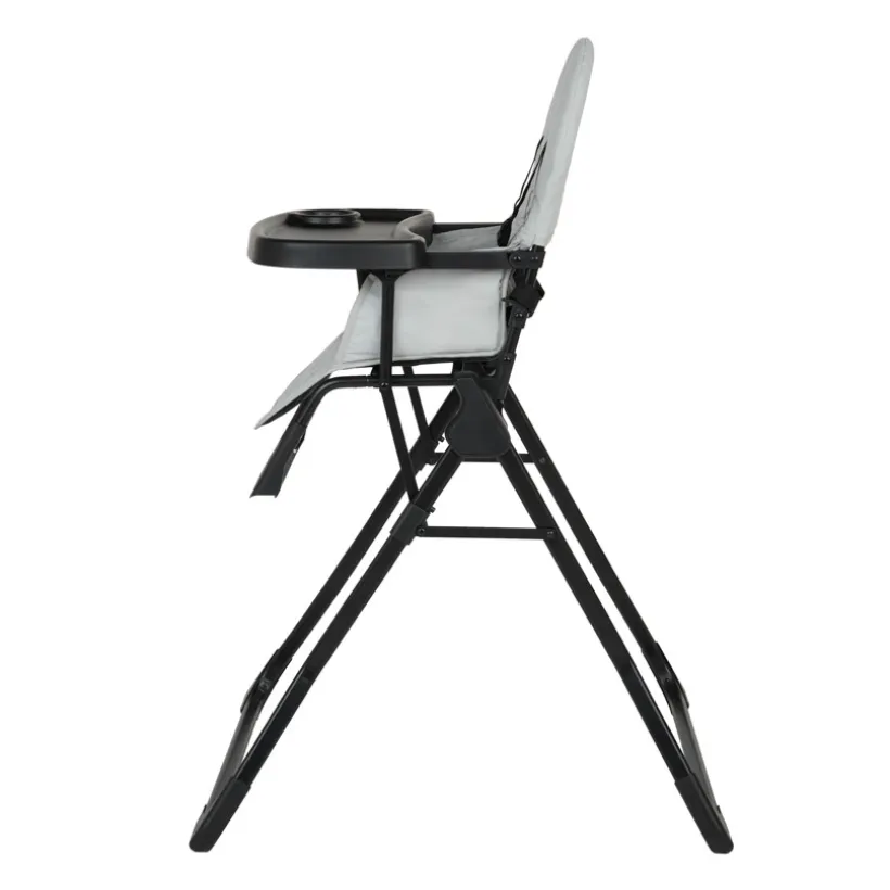 Chaise haute fixe et compacte Joséphine - Noire et Grise