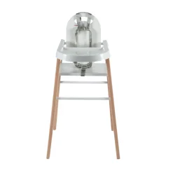 Chaise haute fixe Lili avec tablette amovible – Hybride Blanc