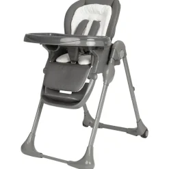 Chaise haute réglable Jude 0+ gris