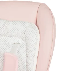 Chaise haute réglable Jude 0+ rose