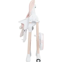 Chaise haute réglable Jude 0+ rose