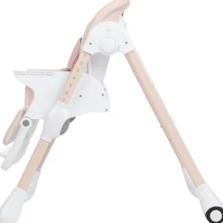 Chaise haute réglable Jude 0+ rose