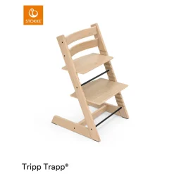 Chaise haute Tripp Trapp en chêne coloris chêne blanc