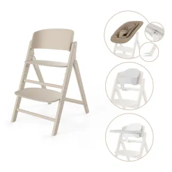 Chaise haute évolutive Click & Fold 4 en 1 all natural