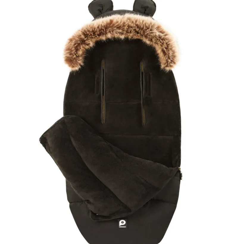 Chancelière universelle chaude doublée sherpa Nours noir