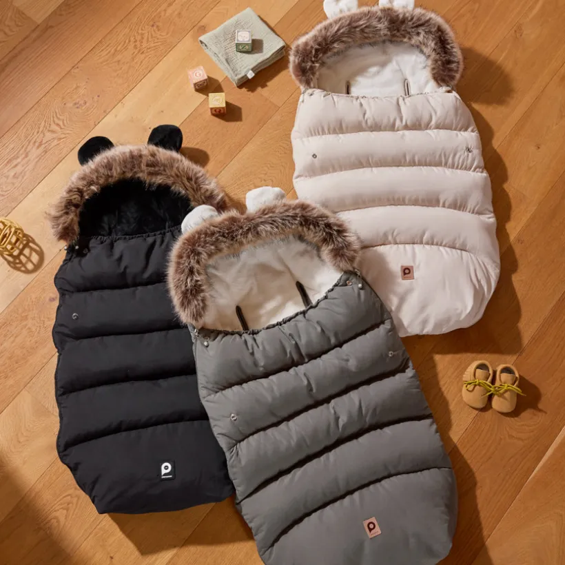 Chancelière universelle chaude doublée sherpa Nours noir