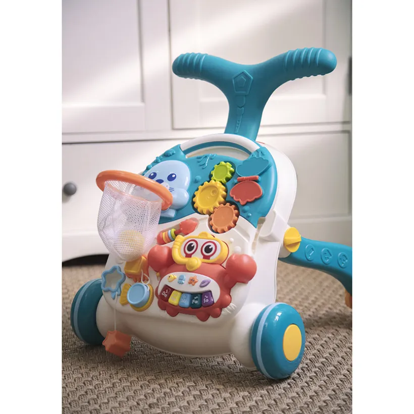Chariot de marche et d'activité 3-en-1