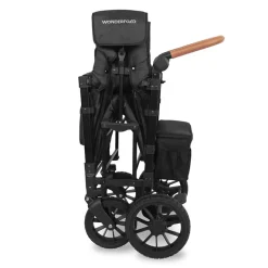 Chariot de transport pour enfants double Luxe Volcano Black