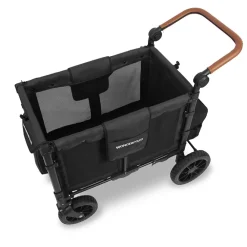 Chariot de transport pour enfants double Luxe Volcano Black
