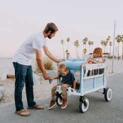 Chariot de transport pour enfants Volkswagen VW4 bondi blue