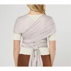 Écharpe de portage en mesh Aura soft grey
