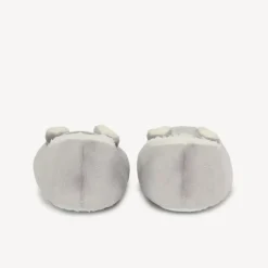 Chaussons babies lapin en velours et sherpa pour fille
