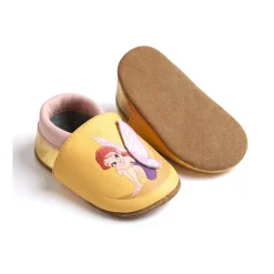 Chaussons bébé en cuir 12-18M Josée la fée jaune