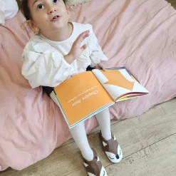 Chaussons bébé en cuir 6-12M Ragnar le renard marron
