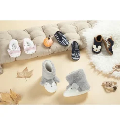 Chaussons bottes motif animal pour bébé fille