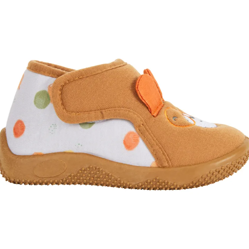 Chaussons bottillons ludiques écureuil pour bébé garçon