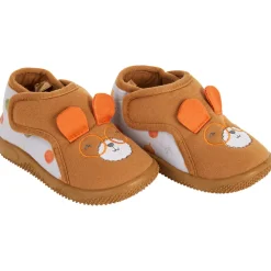 Chaussons bottillons ludiques écureuil pour bébé garçon