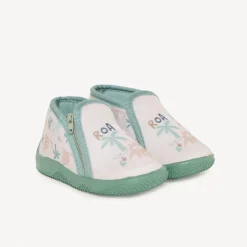 Chaussons bottillons motifs dino pour bébé garçon