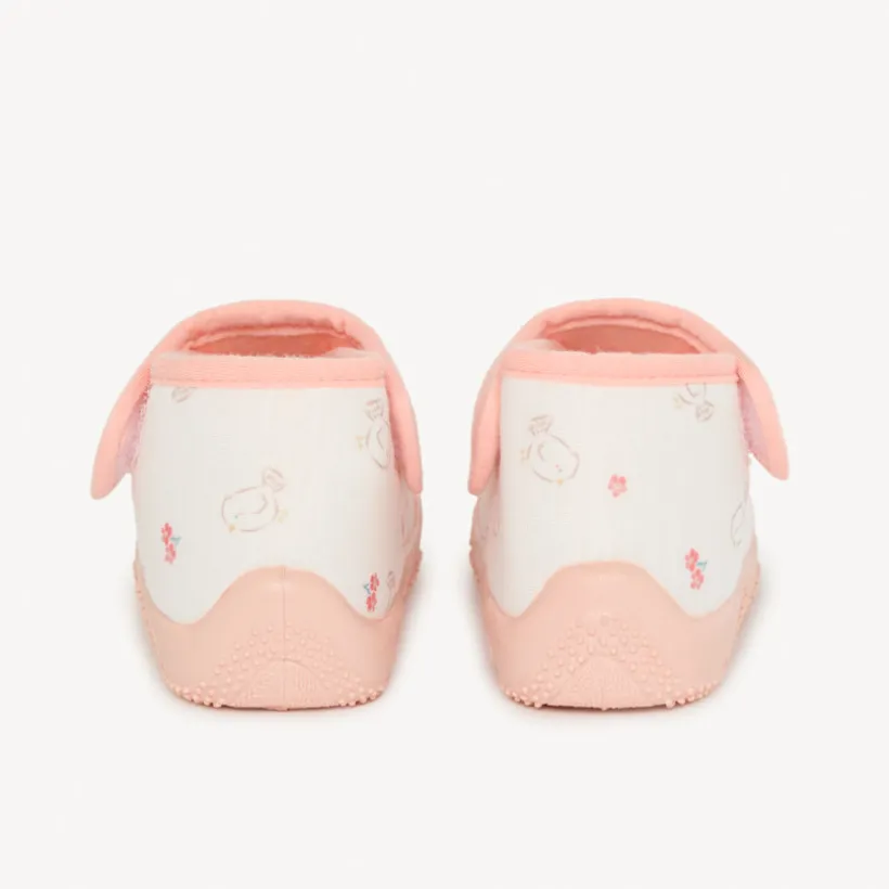Chaussons bottillons oiseau pour bébé fille