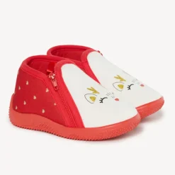 Chaussons bottillons renne de Noël pour bébé fille