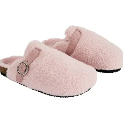 Chaussons en fausse fourrure style sabot pour fille