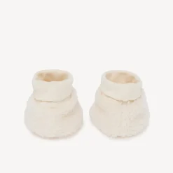 Chaussons en sherpa moutonné pour bébé fille