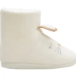Chaussons forme bottes doublés sherpa tête de lapin