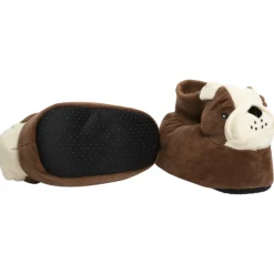 Chaussons peluche chien pour enfant garçon