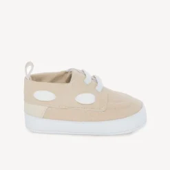 Chaussures bateau en toile pour bébé garçon