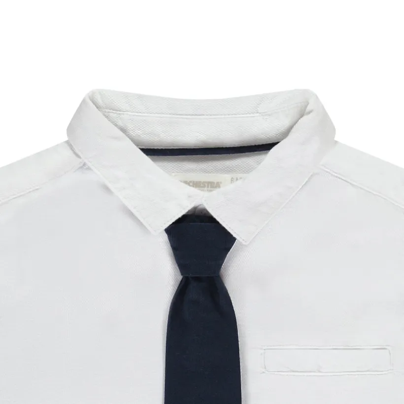 Chemise de cérémonie avec cravate pour garçon