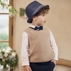 Chemise de cérémonie avec nœud papillon pour bébé garçon