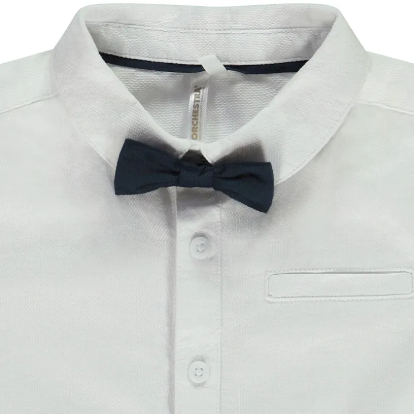 Chemise de cérémonie + nœud papillon pour bébé garçon
