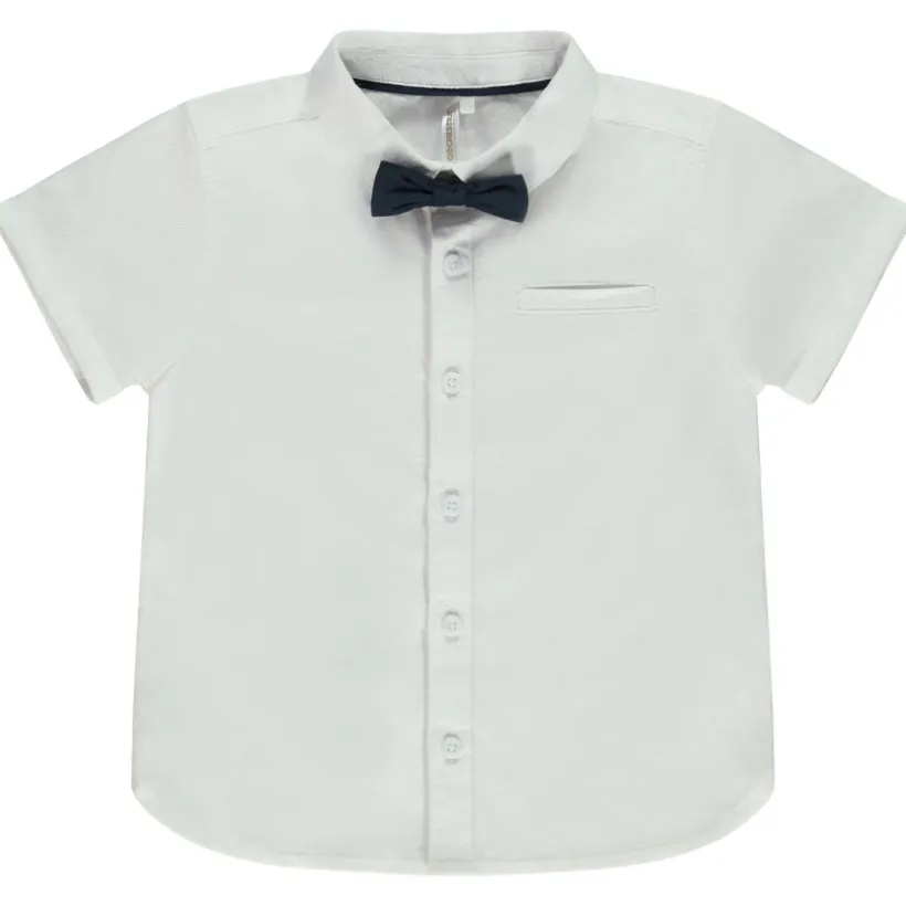 Chemise de cérémonie + nœud papillon pour bébé garçon