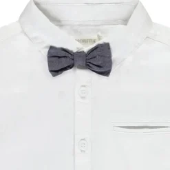 Chemise manches courtes avec nœud papillon pour garçon