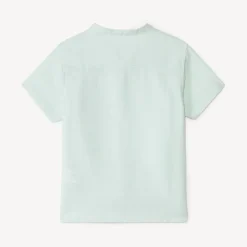 Chemise manches courtes col mao avec broderie animaux pour bébé garçon