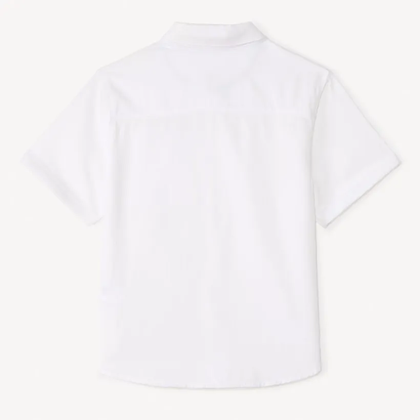 Chemise manches courtes de cérémonie + nœud papillon pour garçon