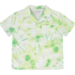 Chemise manches courtes effet tie and dye pour garçon