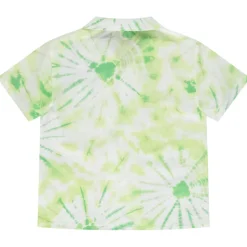 Chemise manches courtes effet tie and dye pour garçon