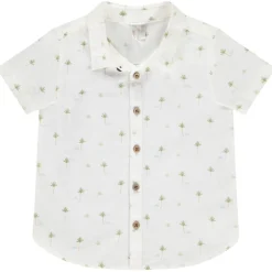 Chemise manches courtes en voile avec imprimé pour bébé garçon