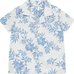 Chemise manches courtes imprimé feuillage pour bébé garçon